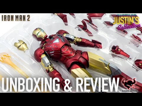 S.H.Figuarts Iron Man MK6 Avengers Battle Damage Edition Unboxing & Review
