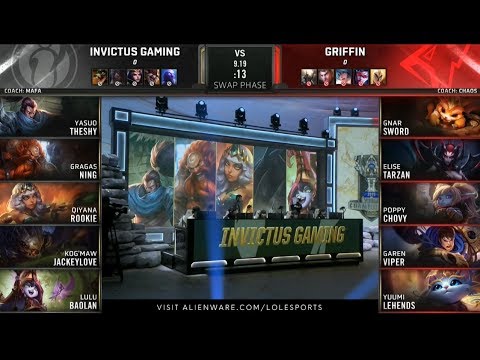 IG vs GRF Highlights Game 1 Worlds 2019 Quarter-finals | Invictus Gaming vs Griffin