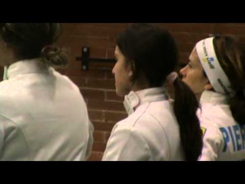 Gara di scherma a Frascati 19 dicembre 2010 Inno d'Italia