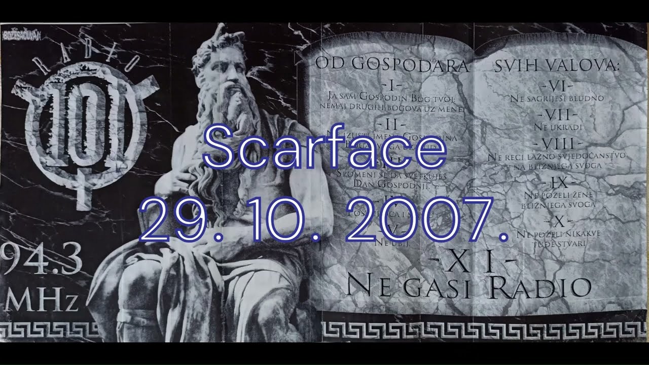 Scarface - Zmago Jelinčič, 2007. #radio101 #zagreb