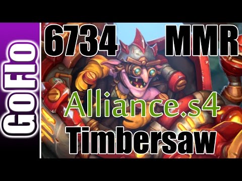 Timbersaw 6.88 Gameplay Alliance Vs Fantastic Five The International Open Qualifiers 2016