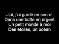 Indila Boite En Argent Lyrics 