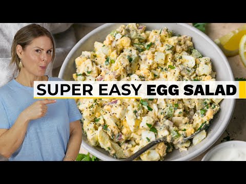LIGHTENED UP EGG SALAD | healthy recipe with Greek Yogurt (No Mayo!)