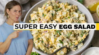 LIGHTENED UP EGG SALAD | healthy recipe with Greek Yogurt (No Mayo!)