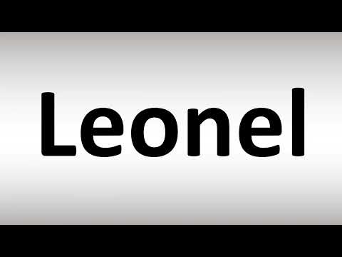How to Pronounce Leonel
