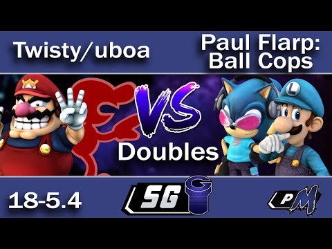 SG 18-5.4 Doubles - Twisty/uboa (R) vs Paul Flarp: Ball Cops (B)