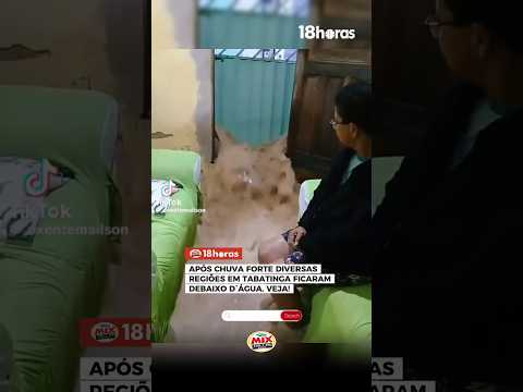 🌧️ CHUVA FORTE ALAGA TABATINGA E DEIXA MORADORES NO PREJUÍZO
