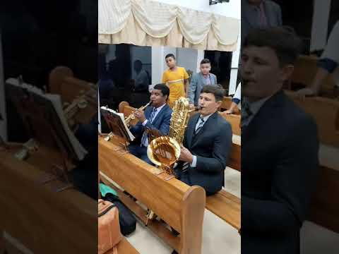 Sax Baixo (Rodrigo) e Sax Alto (Lázaro) - Hino 190