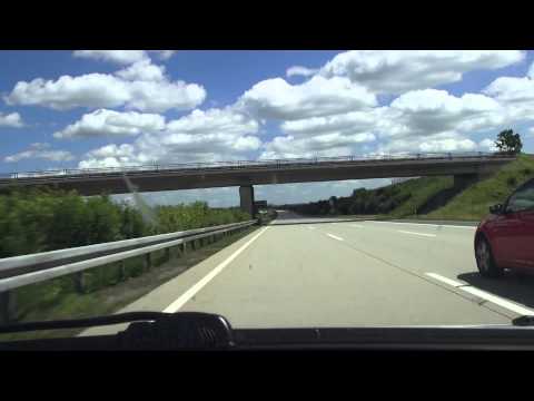 Autobahn A9 / A4 Hermsdorfer Kreuz bis AS Kreuz Gera (B2 Nord-Ost-Tangente)