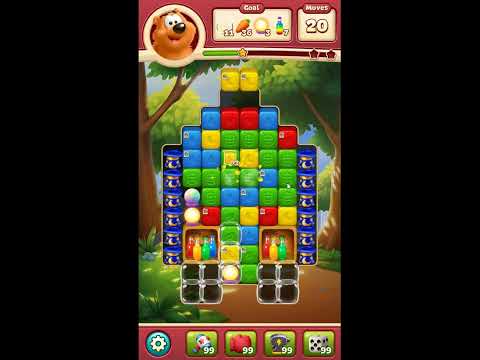 Toon Blast Level 6633 - NO BOOSTERS 🐻🐺🐱 | SKILLGAMING ✔️