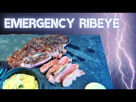 'Ribeye sous vide' from freezer to table in 1 hour! Perfection
