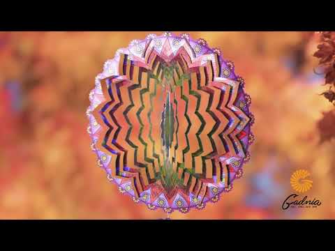 GADNIA 3D Mandala Sunflower Wind Spinners Outdoor Metal Decorations | Ways To Reduce Stress At Home