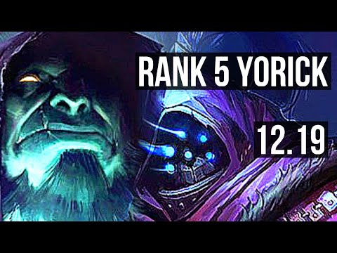 YORICK vs JAX (TOP) | Rank 5 Yorick, 2000+ games, 1.5M mastery | KR Master | 12.19