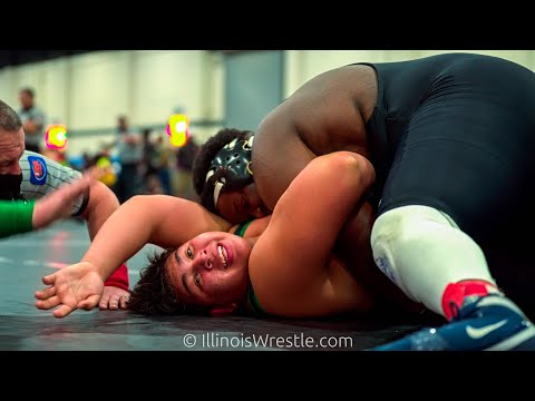 285 – Ryan Hannah of Illinois CornStars Gold over Tony Olea of Morris Fitness Black by Fall at 3:35