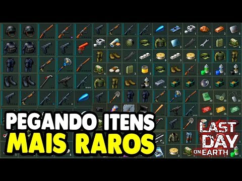Picking up rarer items in a video - Last Day On Earth