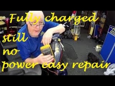 Fully charged but wont move** no power light on the display**scooter wont move