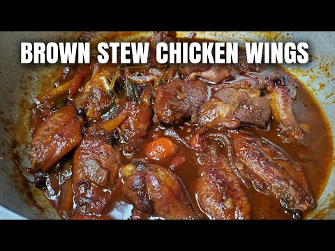 Brown Stew Chicken Wings