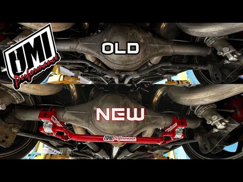 HOW TO INSTALL UMI REAR SWAY BAR ON A-BODY CHEVELLE WITH 9'' REAR END.