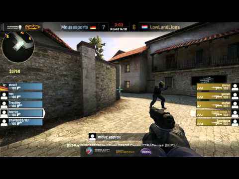 mousesports vs. LowLandLions | Gruppe A, ESWC 2013 | de_mirage