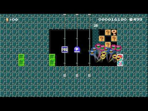 LEVEL REMOVED ~ 100%取れない力ギ by モルル - SUPER MARIO MAKER - NO COMMENTARY 1AU