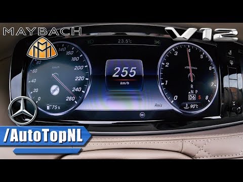 Thumbnail for MERCEDES MAYBACH S Class S600 6.0 V12 BiTurbo ACCELERATION & TOP SPEED 0-255km/h by AutoTopNL by Limousine, Maybach, rall, rally, Car, Sedans