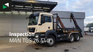 شاحنة نقل المخلفات MAN TGS 26.460 6X4 Full Steel Big-Axle Hiab Skip Loader Euro 6 | صورة 4 - Autoline