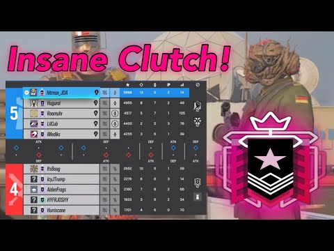 [FULL GAME] HOW A CONTROLLER CHAMPION ACTUALLY PLAYS RANK - Rainbow Six Siege Console