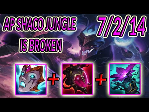FULL GAMEPLAY AP SHACO JUNGLE S14.10 - Boxes carry the game