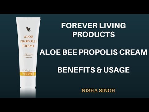 Forever aloe bee propolis cream/ benefits & usage/ in hindi