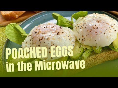 Avocado Toast with Poached Eggs in the Microwave