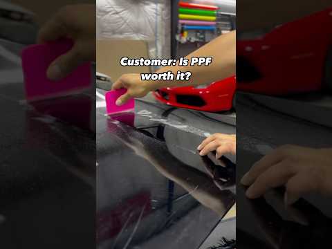 Is PPF worth it? Comment down below what you think 🤔 #ppf #carprotection #carcare #tint #fyp #viral