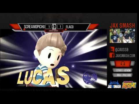 Jax Smash Weekly 4/28/16 - Screamo Pichu(Cloud) Vs. Flaco(Lucas) LQ
