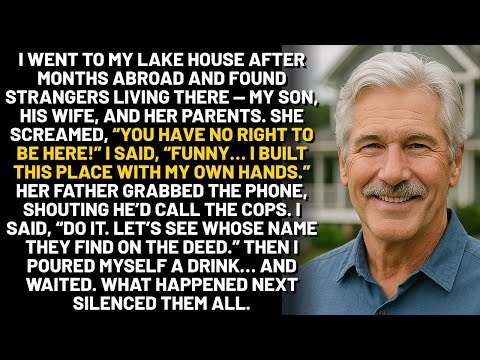 I WENT TO MY LAKE HOUSE AFTER MONTHS ABROAD… AND FOUND STRANGERS LIVING THERE — MY SON, HIS WIFE...