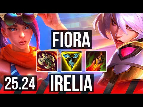 FIORA vs IRELIA (TOP) | Good KDA: 19/3/2 | KR Master | 25.24