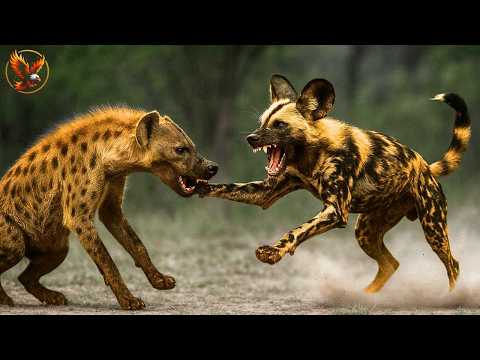 WILD AFRICA | The Brutal War Between Jackals and Hyenas #wildlife | Animal documentary