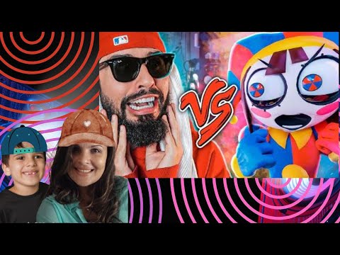 Pomni (The Amazing Digital Circus) Vs. Mussa - Batalha de Rap- REACT