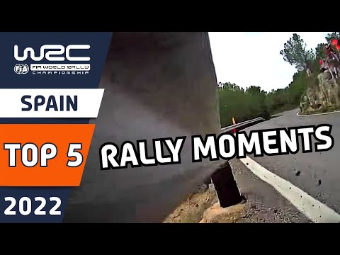 Top 5 Moments | WRC RallyRACC - Rally de España 2022