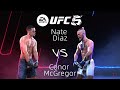 UFC 5 Nate Diaz VS Conor McGregor PS5 Gameplay