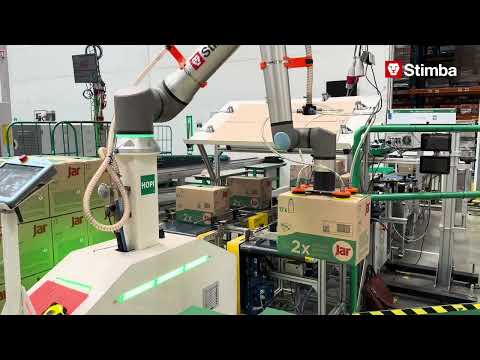 Optimalizácia Logistiky s Kolaboratívnymi Robotmi Universal Robots UR20 v HOPI EU Logistics | Stimba