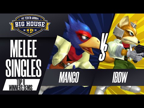 Mang0 vs iBDW - Melee Singles Top 8: Winners Semis - The Big House 10 | Falco vs Fox