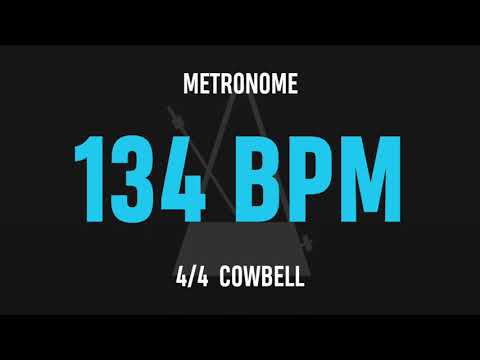 134 BPM 4/4 - Best Metronome (Cowbell)