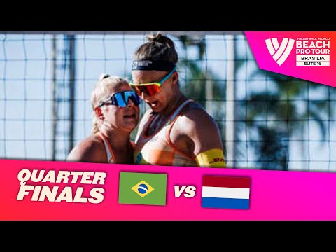Carol/Barbara vs. Stam/Schoon - Quarter Finals Highlights | Brasilia 2024 #BeachProTour