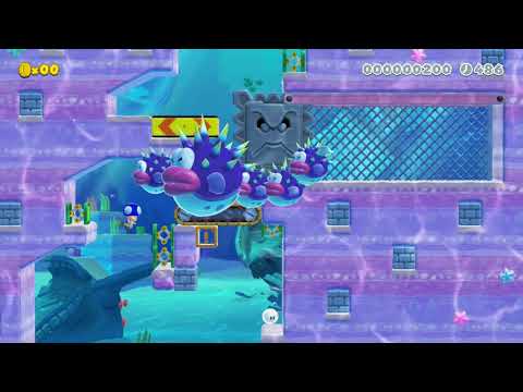 A Peaceful Aquarium [Auto] by Chonathan 🍄 Super Mario Maker 2 #aln