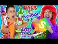 SKITTLES PAPER BACK TO SCHOOL DIY EDIBLE SUPPLIES Hacks 2 Airheads Twizzlers FUNnel Vision