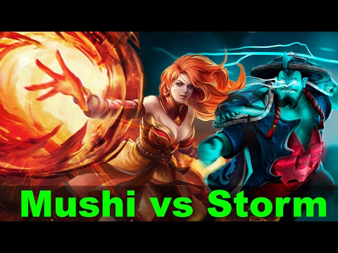 Mushi Lina vs Storm Spirit mid | best items build | pro Gameplay | Highlights — Dota 2