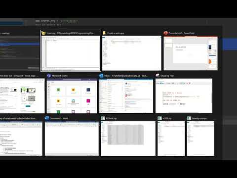 Flask tutorial part 2 - Setting up the Flask app in python.