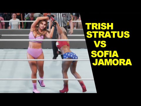 WWE 2K19 Trish Stratus vs Sofia Jamora - No Holds Barred