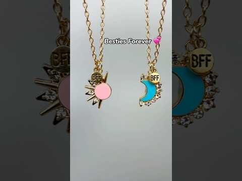 Unboxing unique gifts to surprise besties! #bff #besties #necklace