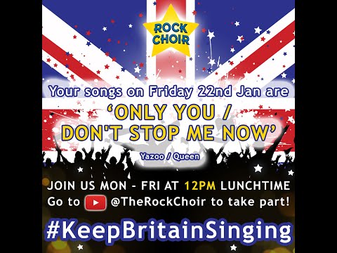 #KeepBritainSinging with Alex Hawker! (Only You : Yazoo & MORE) - Fri 22nd Jan -