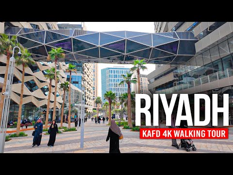 RIYADH, Saudi-Arabien 🇸🇦 Das Zukunftsviertel? 4K Walking Tour durch KAFD